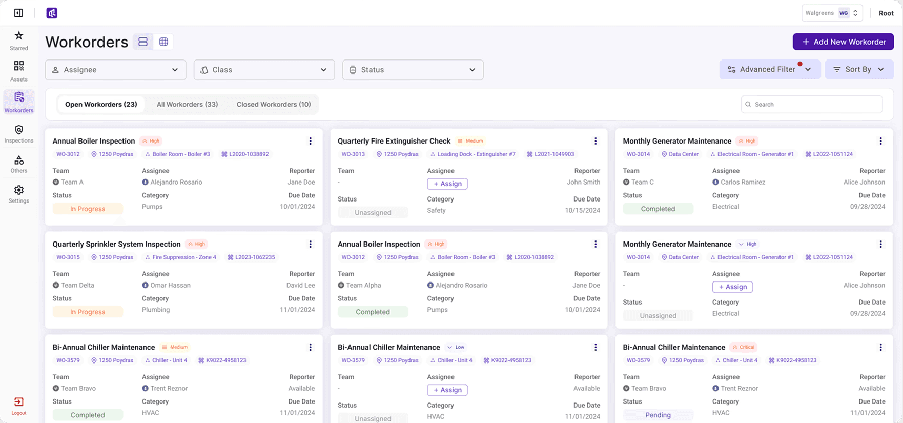 Machina AI automation dashboard showing workflow overview