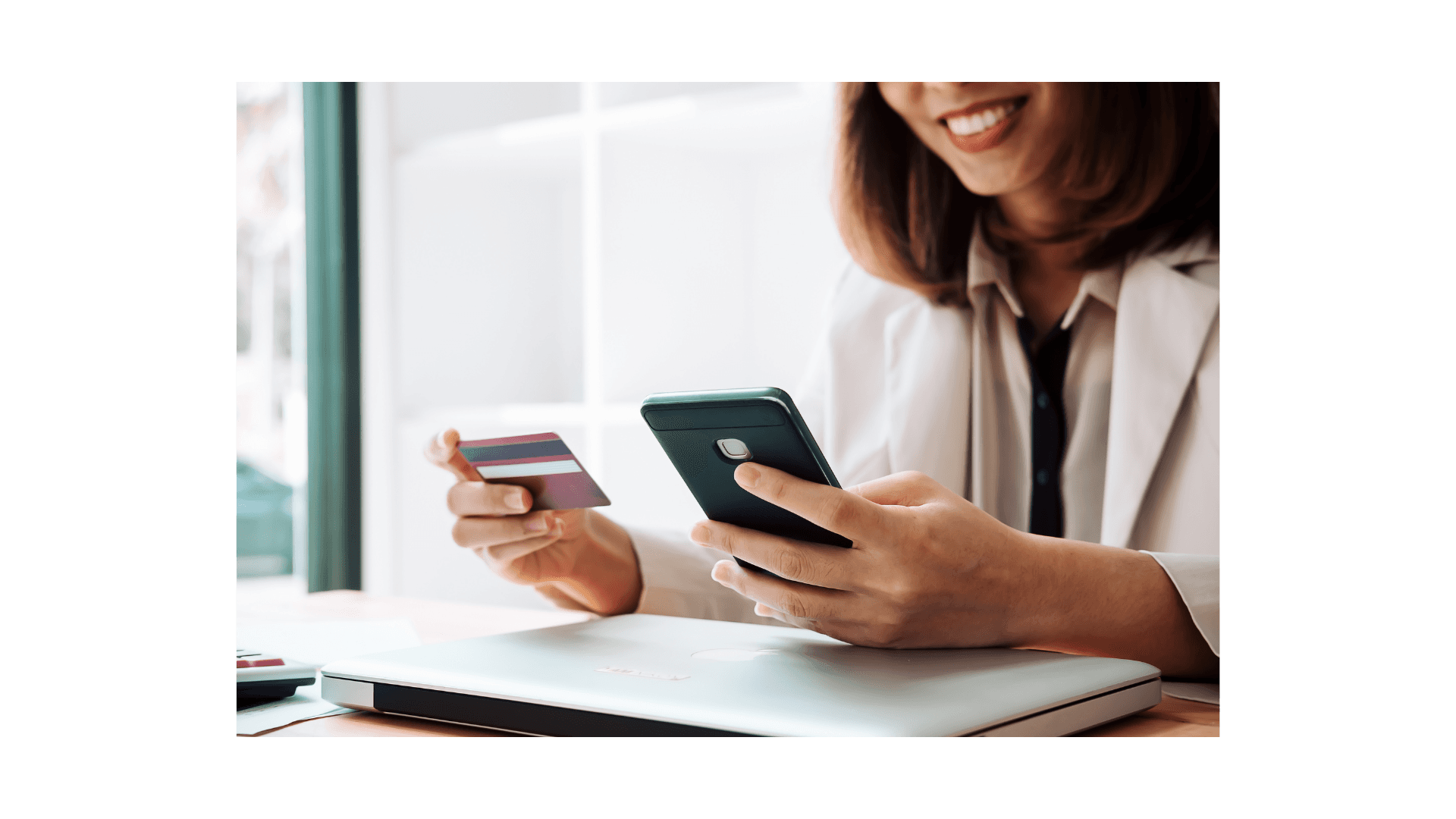 Customer using a payment gateway