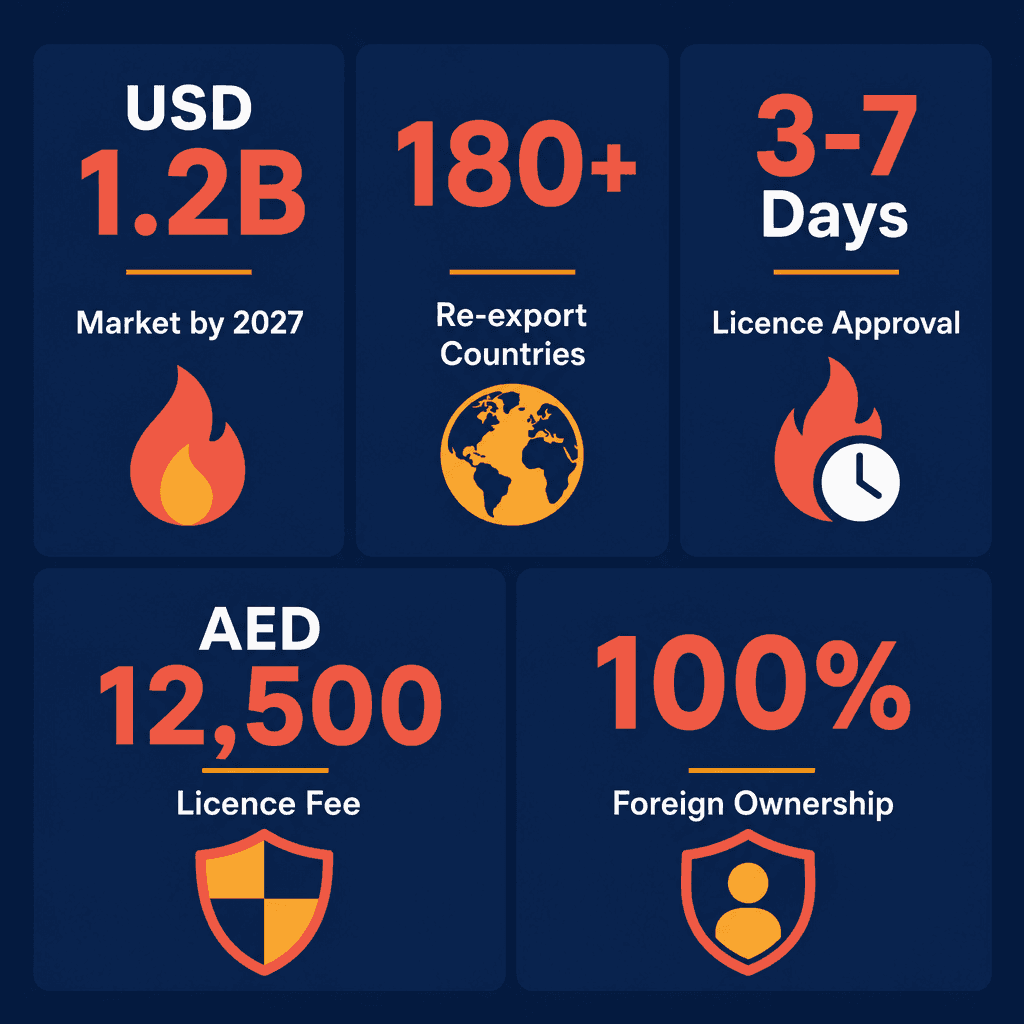 Infographic: Start a Fire Fighting & Safety Equipment Trading Business in Dubai