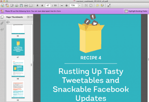 content cookbook