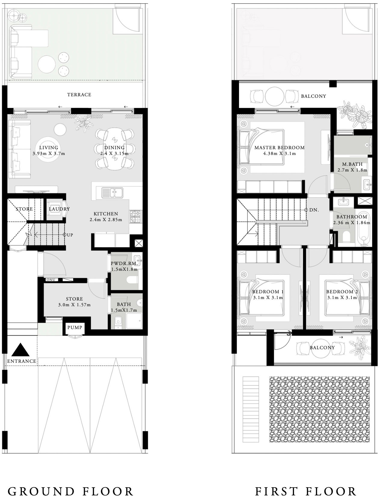 Expo Golf Villas 3-Bedroom Floor Plan