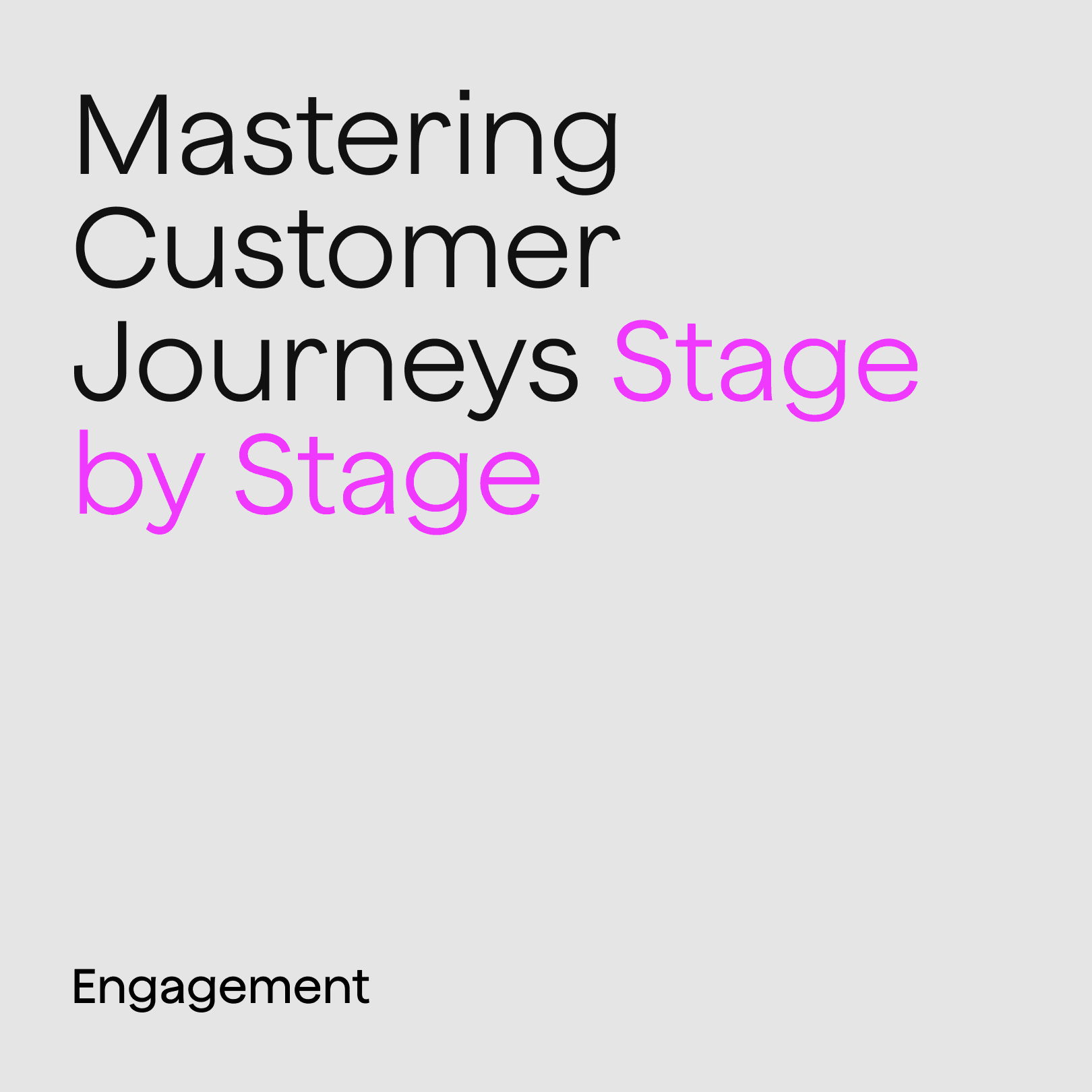 customer journey stages