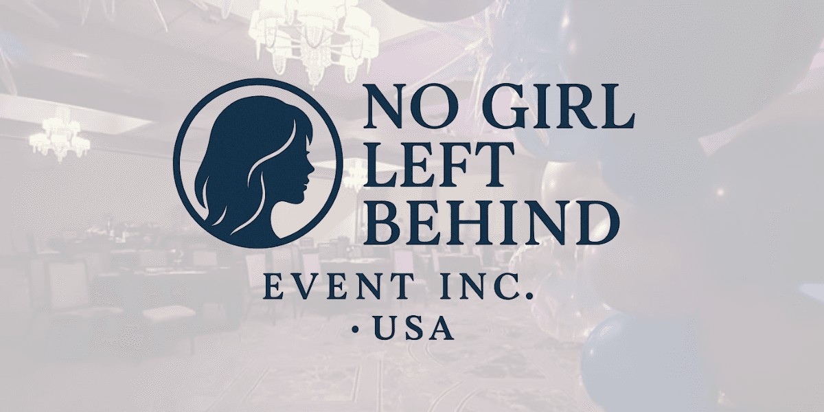 Logo of No Girl Left Behind, empowering women and girls through leadership and confidence-building events across generations.