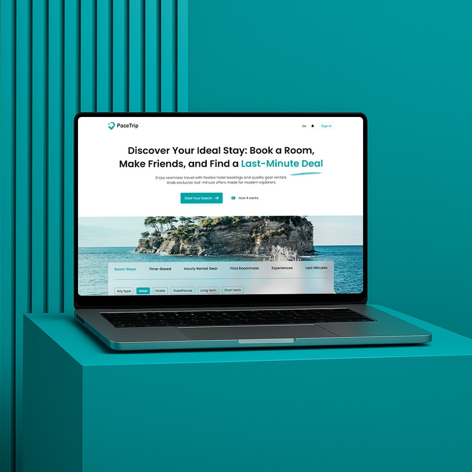 travel website ui/ux design
