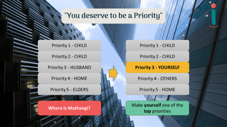 You deserve to be a Priority of yourself