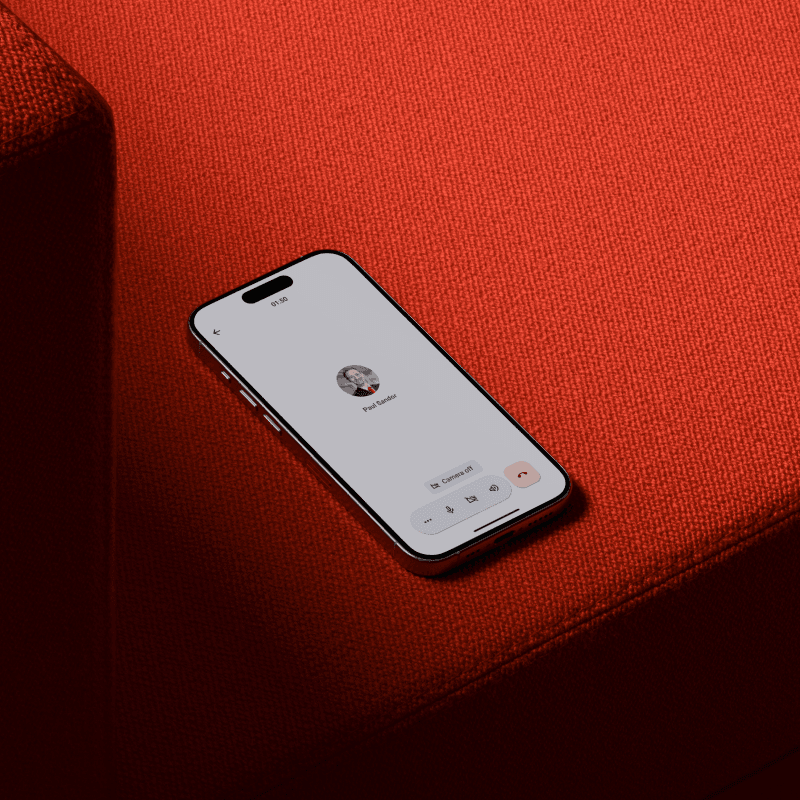 Modern car key fob resting on console