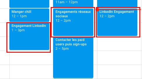 Calendrier de prospection SDR Social Selling | Breakcold