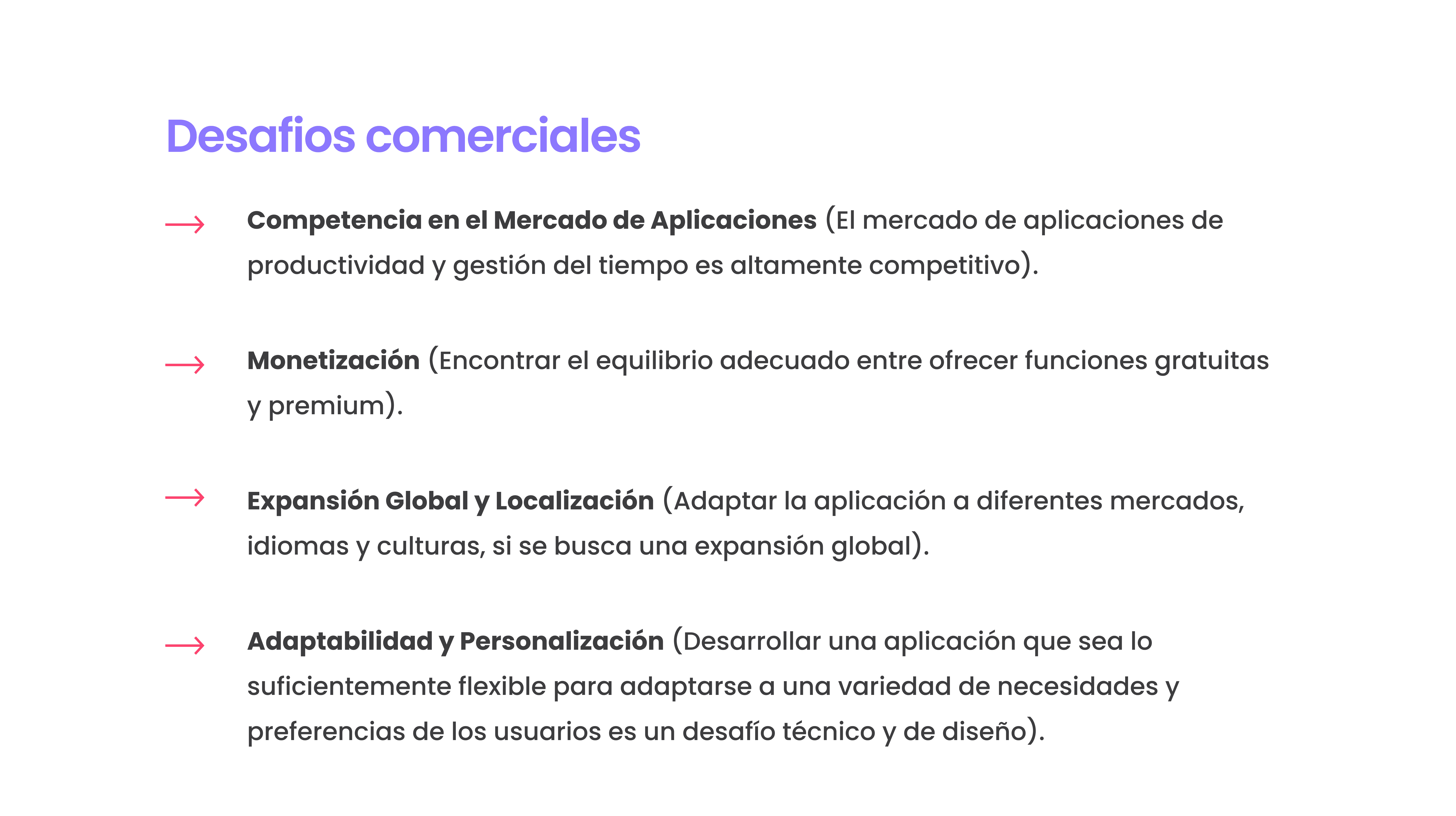 Desafios comeriales de Focus