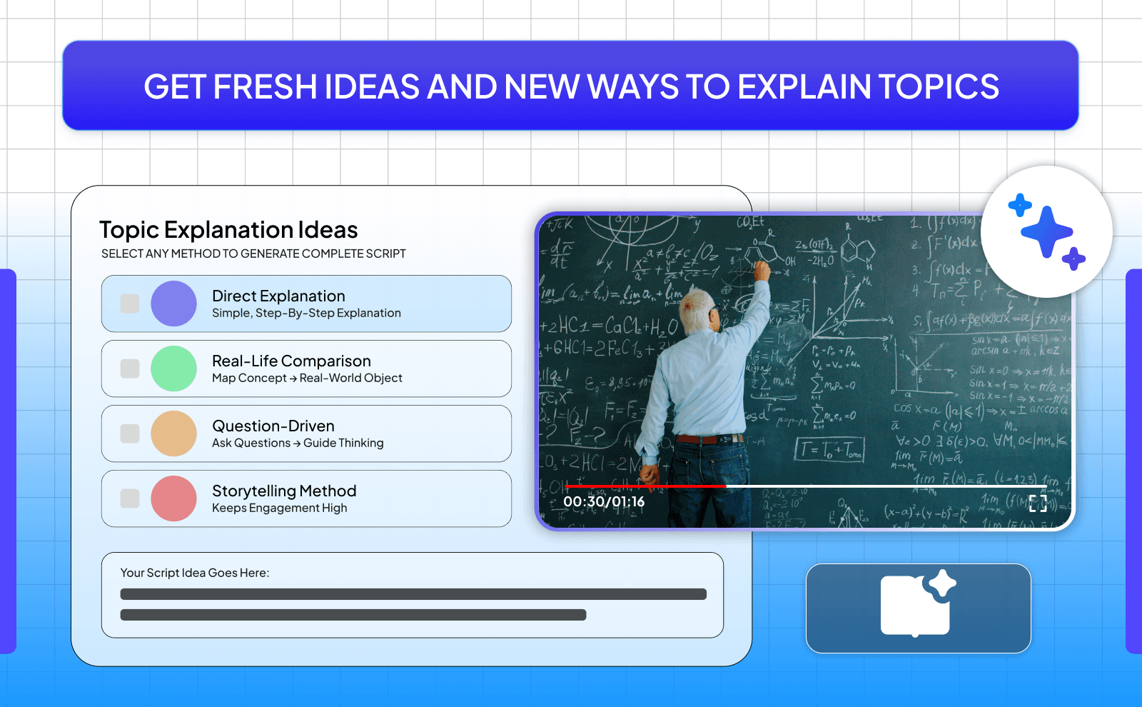 Get fresh ideas and new ways to explain topics