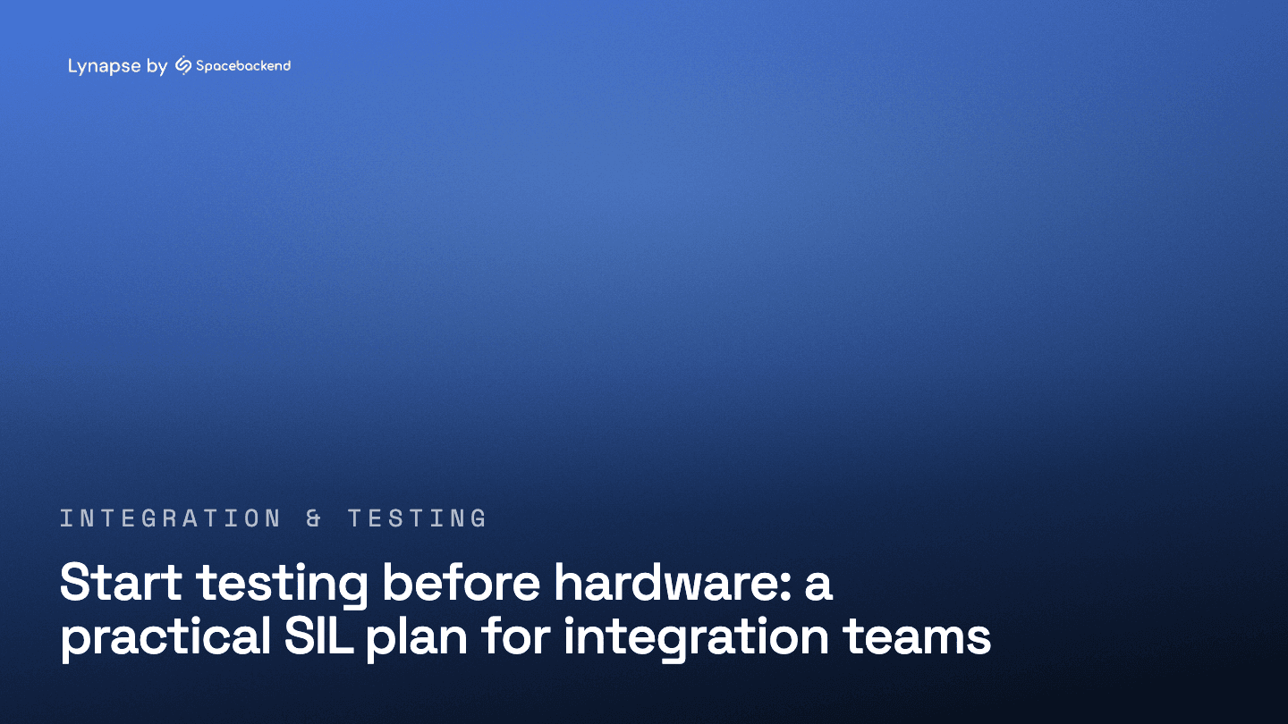 Start Testing Before Hardware: A Practical SIL Plan for Integration Teams