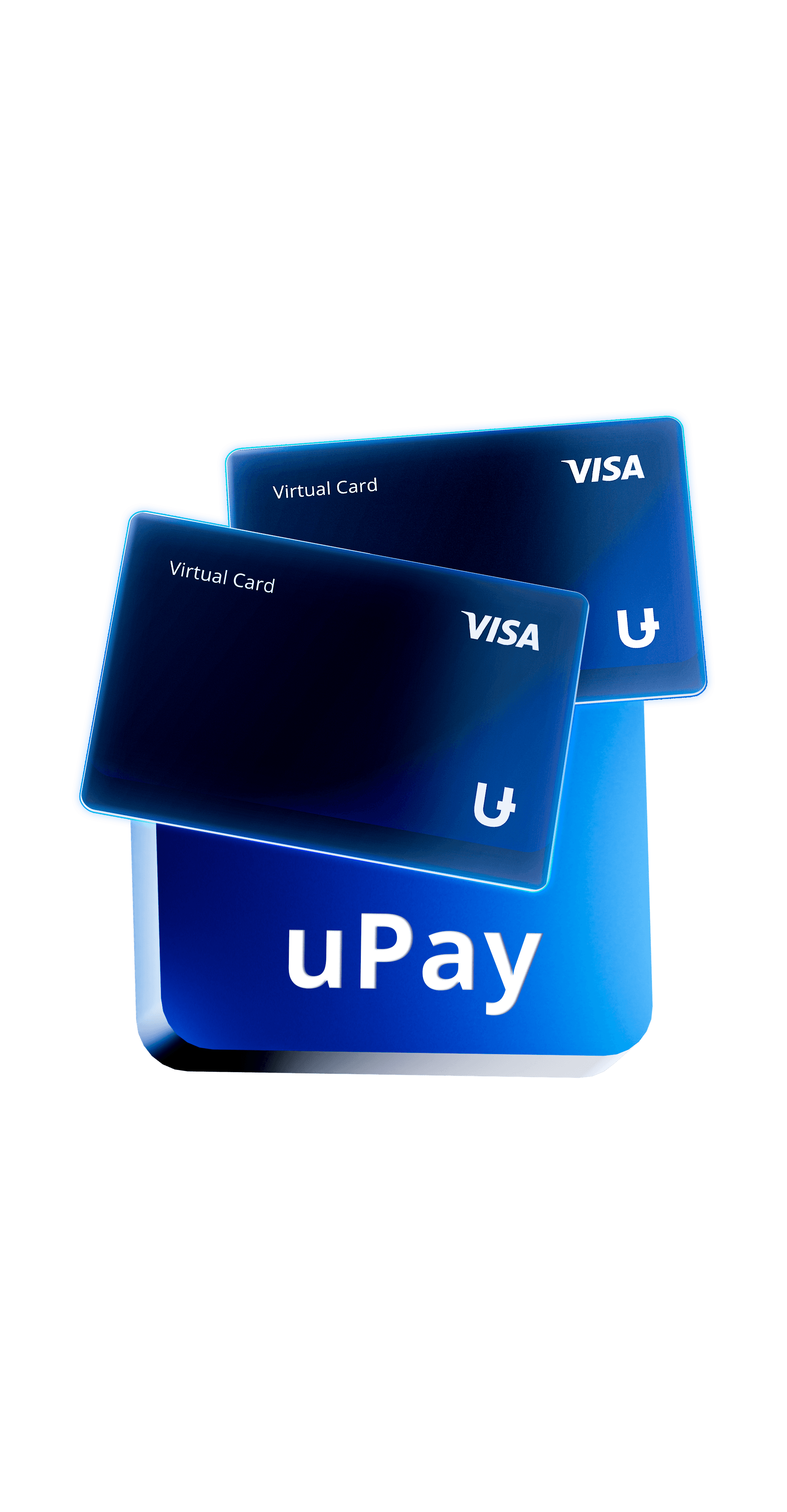 Two phones showing the U-Wallet app, the central hub for secure and gasless multichain transactions within the U-topia DeFi ecosystem.