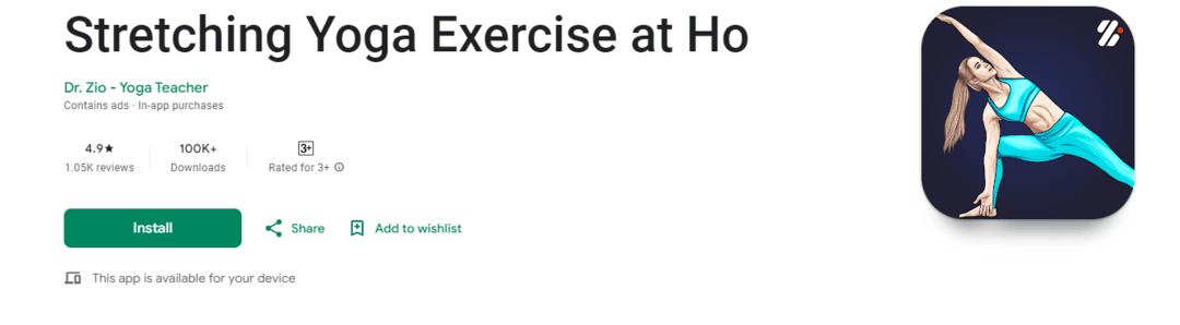 Stretching Yoga Exercise at Home, Body Flexibility&nbsp;&nbsp;