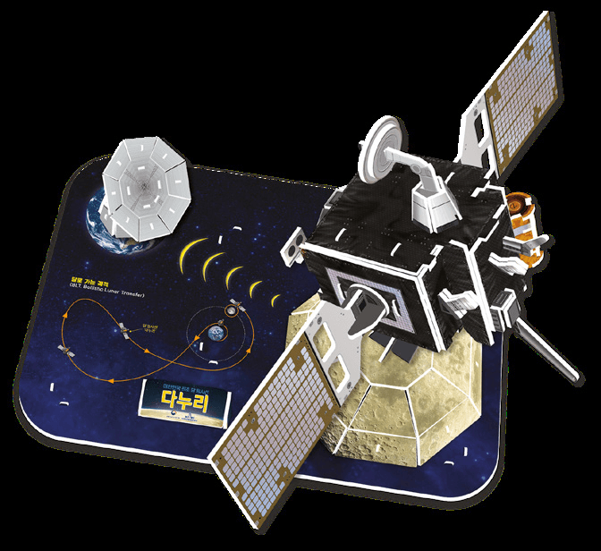 Danuri lunar orbiter model