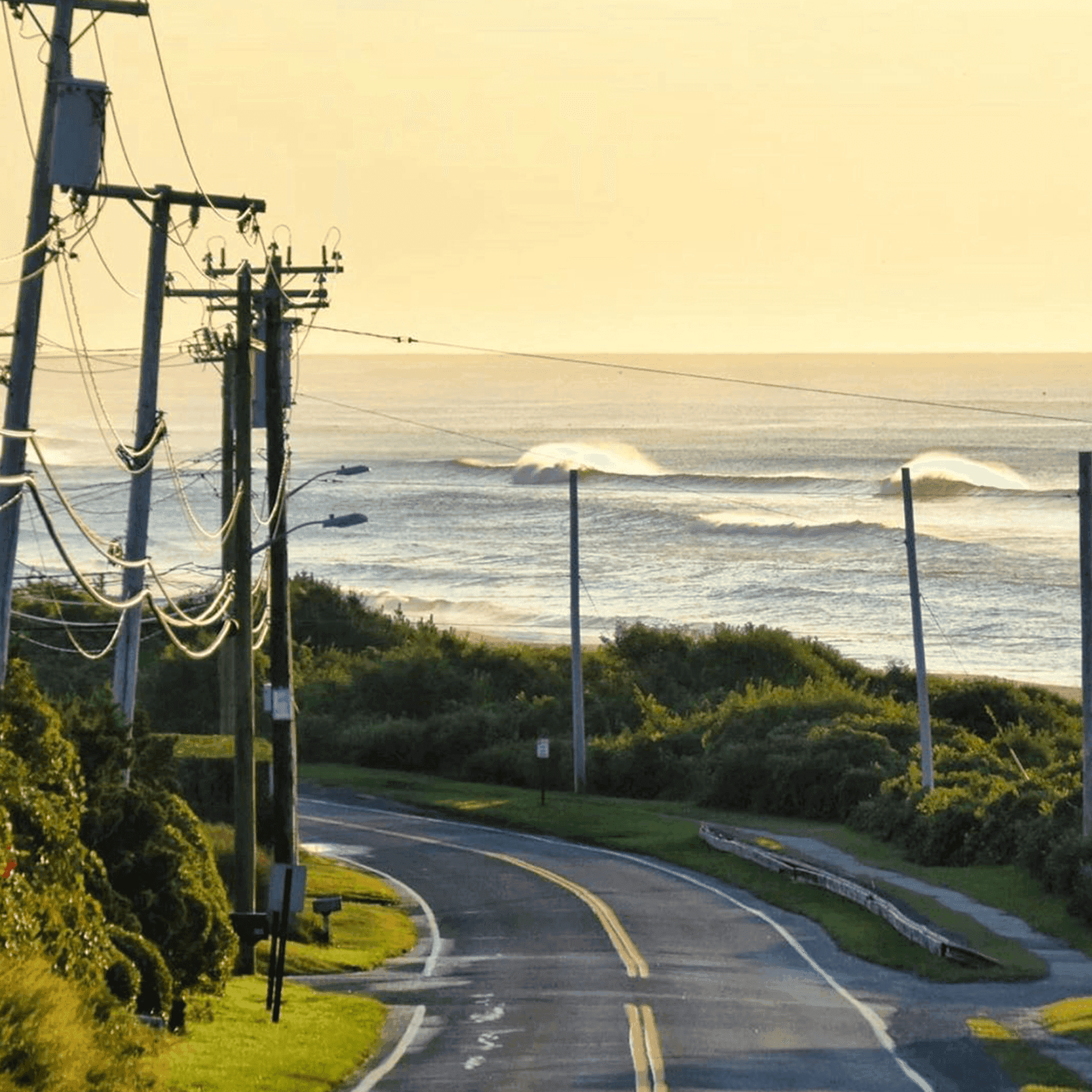 Winding road to ocean waves – surfboard rental in montauk