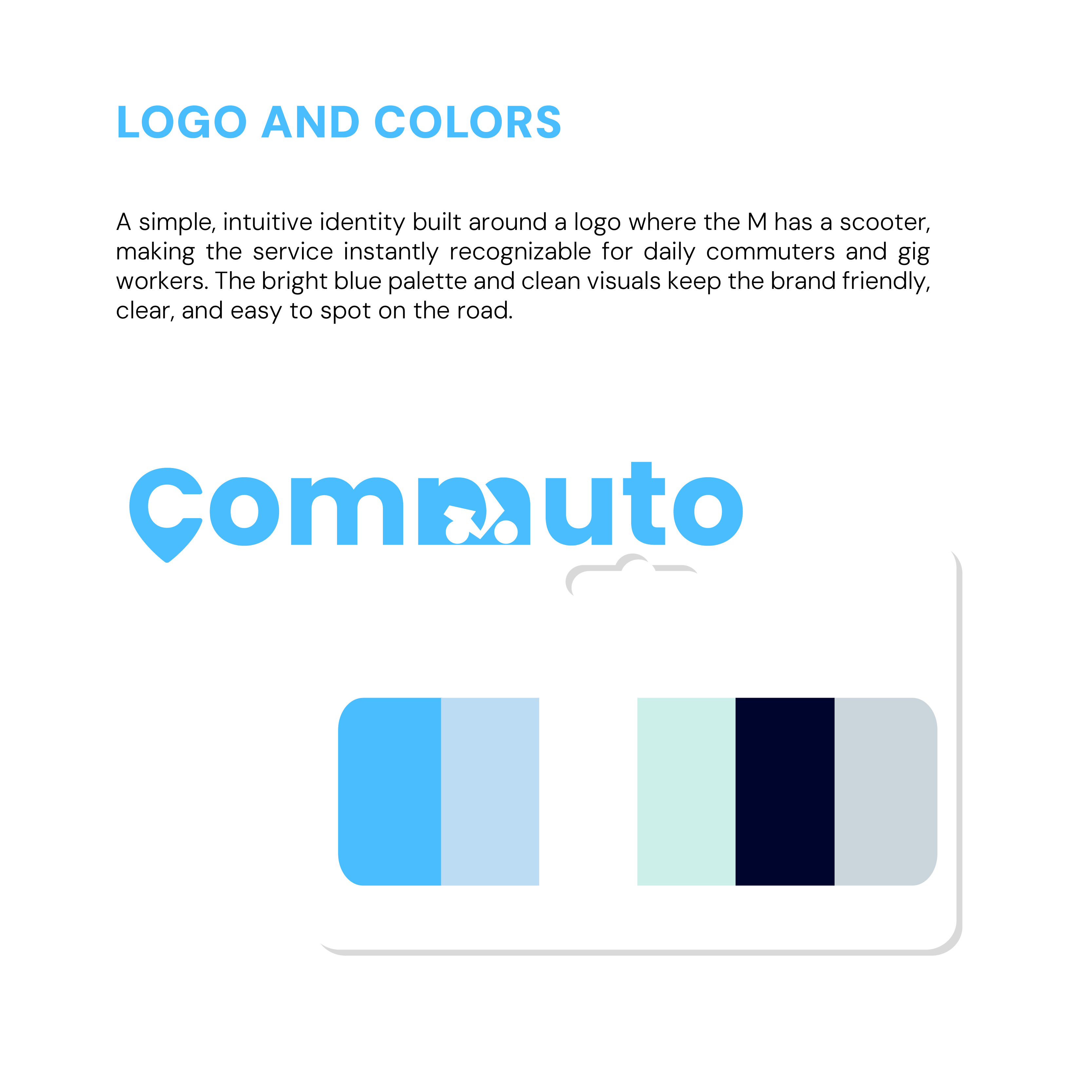 Logo & Color Palette for Commuto