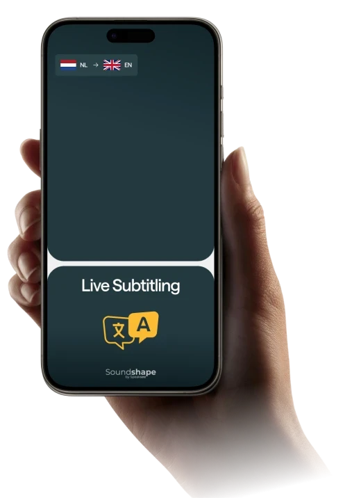 Hand using SoundShape