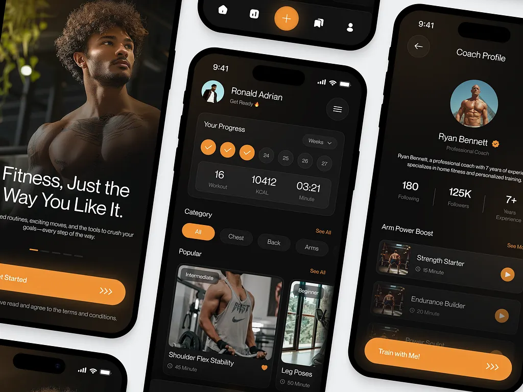 Black guy jump on the stairs