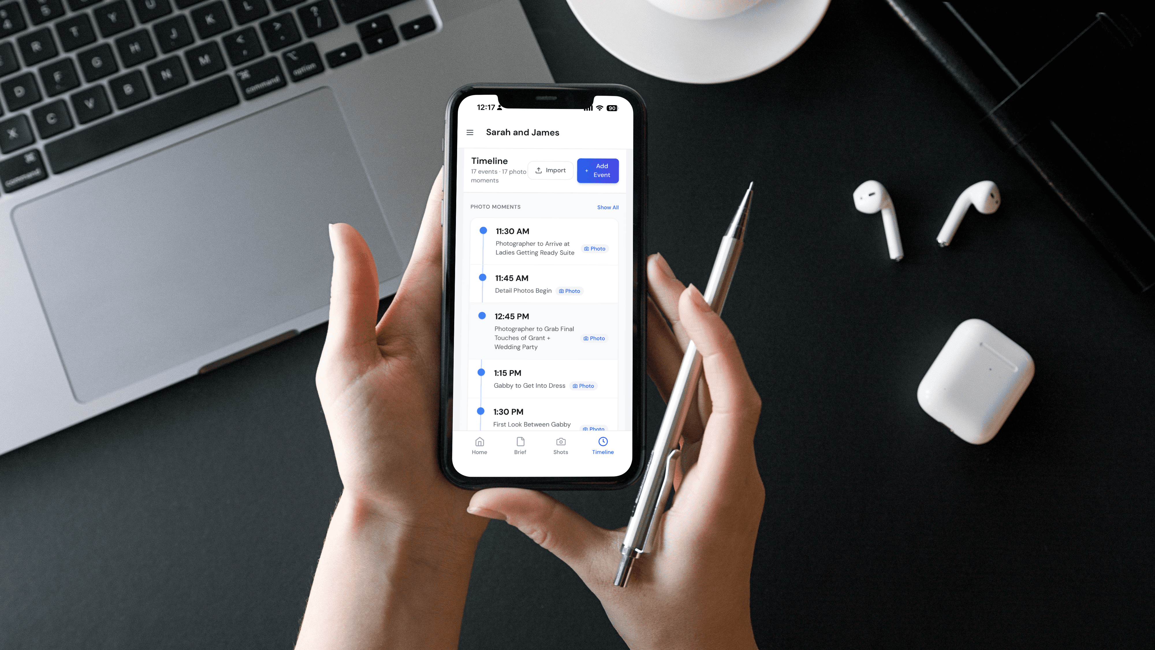 An image of Freelio's budget ui