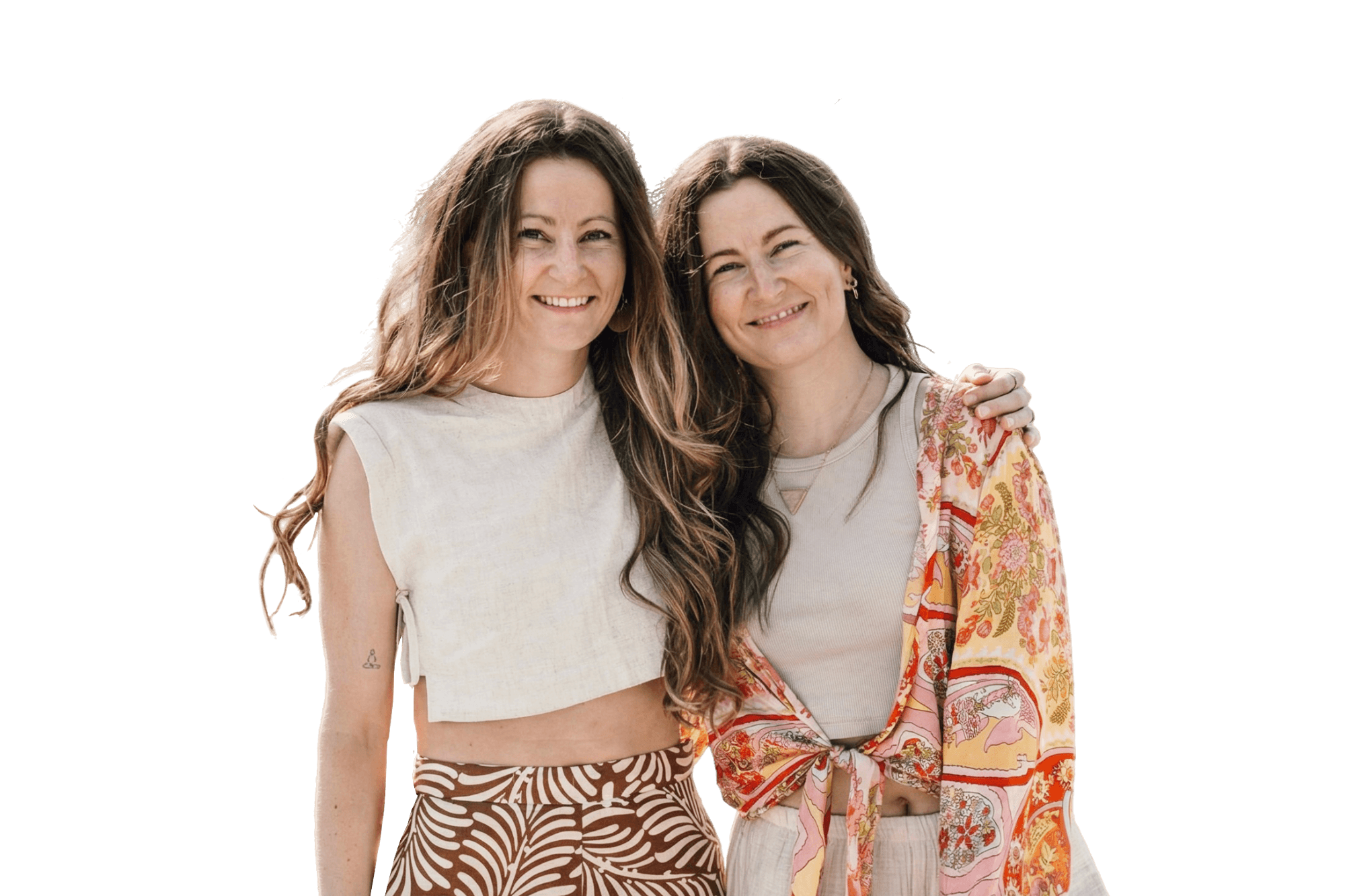 Franzi und Noni Arm in Arm