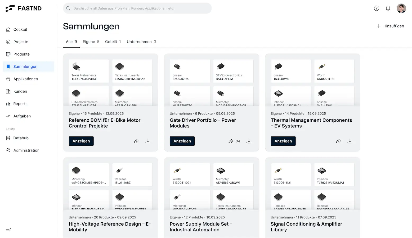 Screenshot von dem Projekt