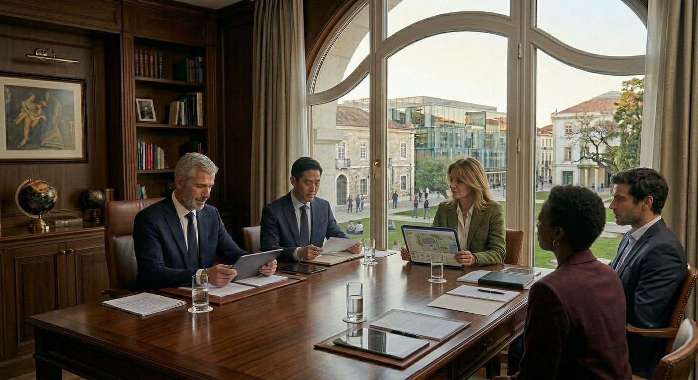 Group of people working happy