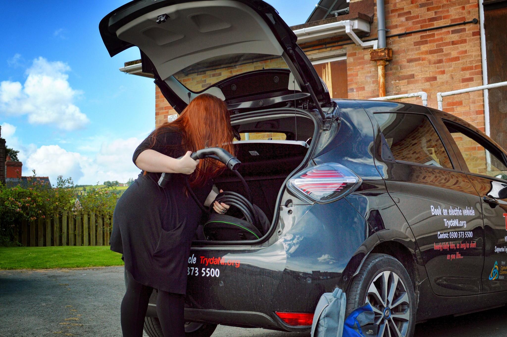 Renault Zoe in Llanidloes