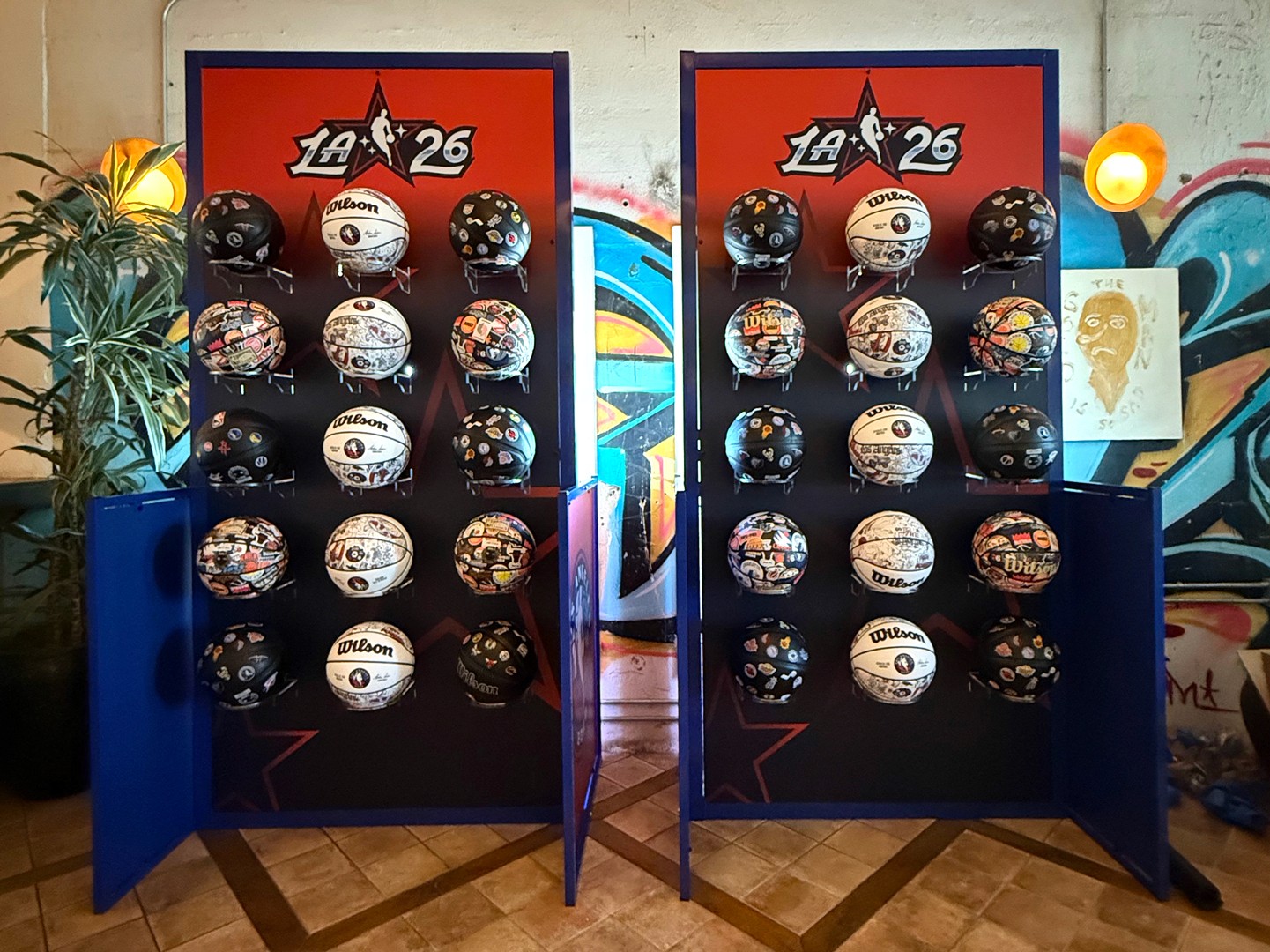 NBA All-Star 2026 Ball wall