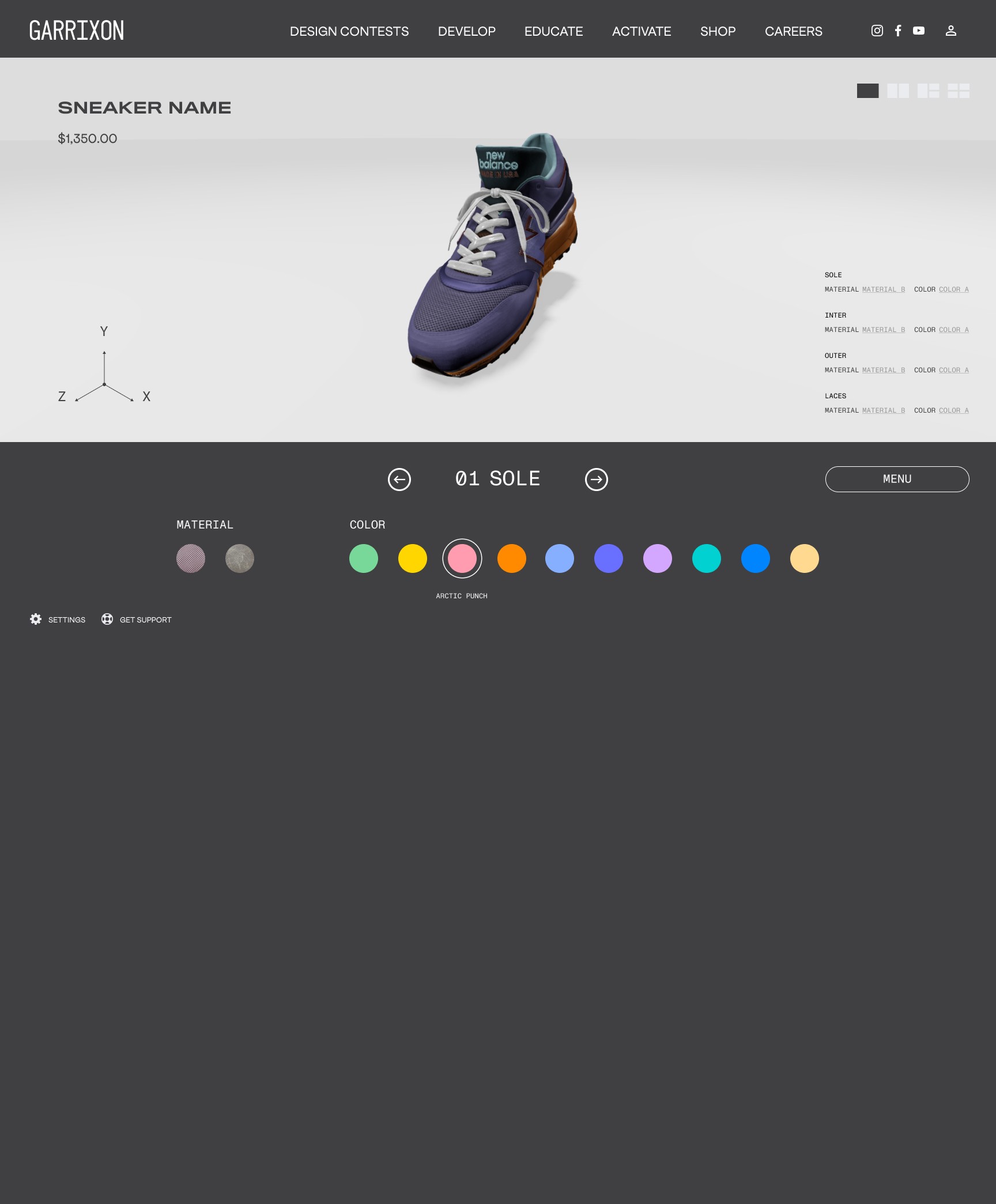 Screenshot of the Republic Records website