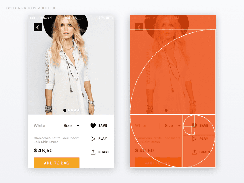 Golden Ratio in UI design. “Golden Ratio” is of great importance… | by  Mariya Tereshkova | Prototypr