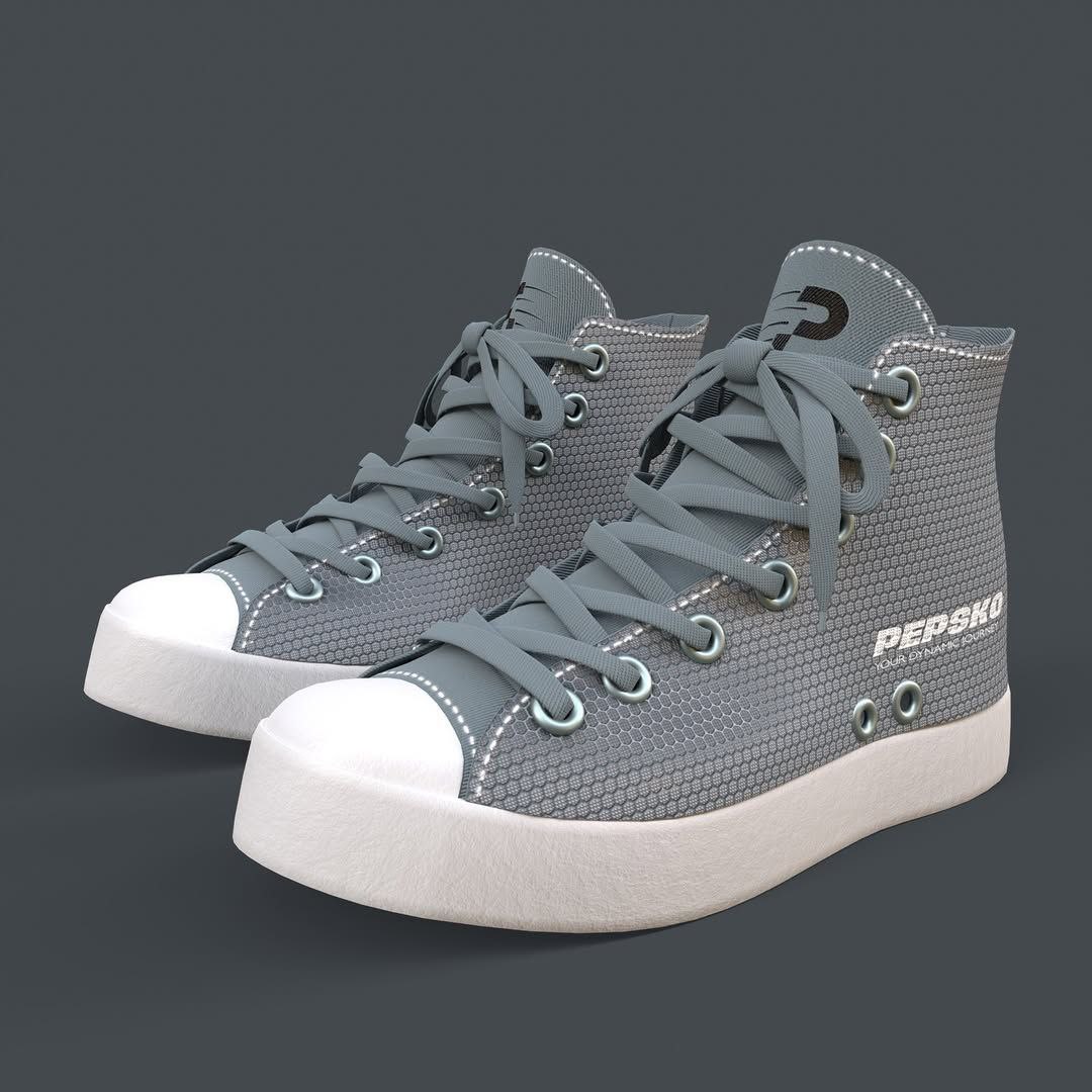 3D shoe design involves creating detailed digital models that focus on style, comfort, and performance. It allows for the visualization and refinement of the shoe's structure and materials before production.