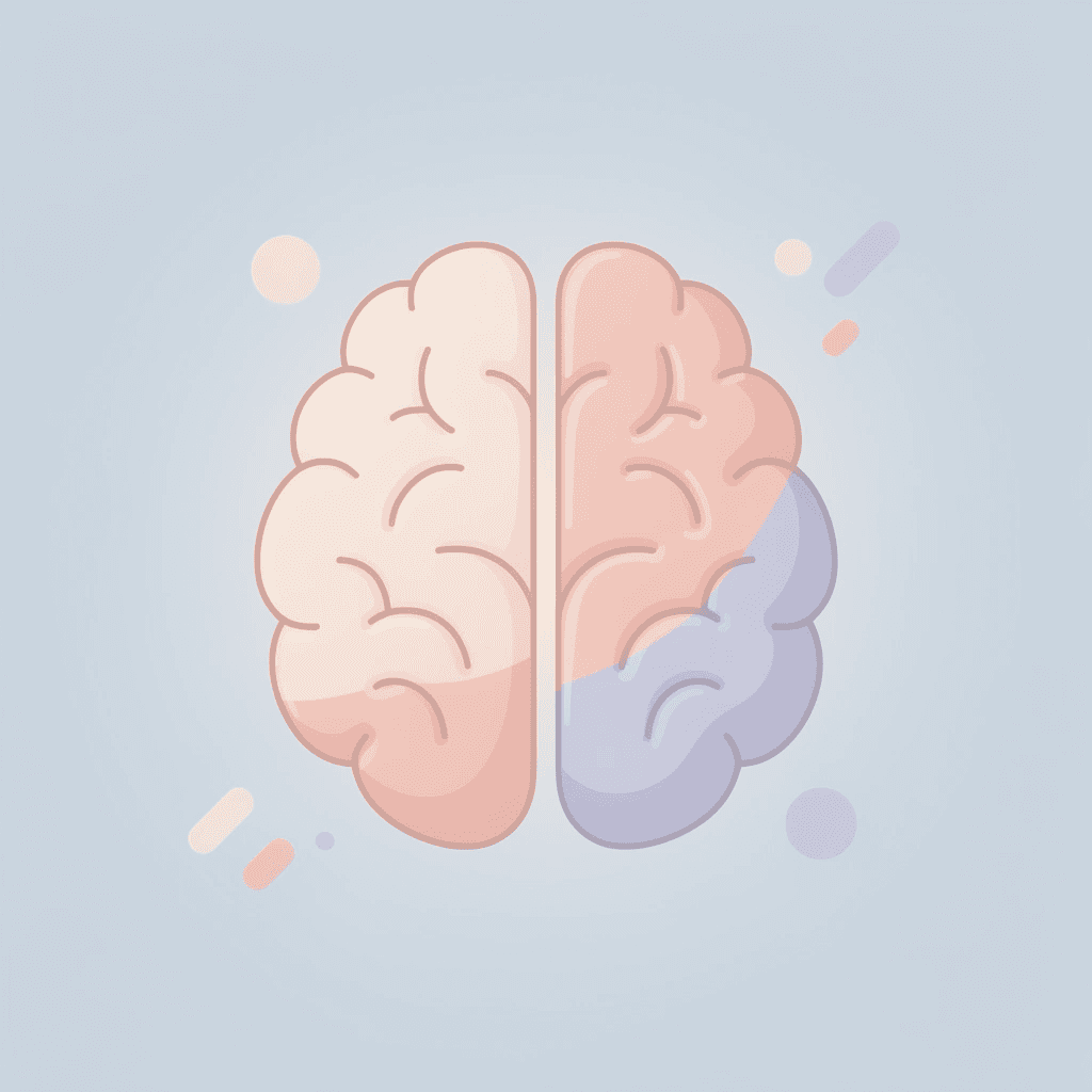 Brain icon representing cognitive testing and mental flexibility