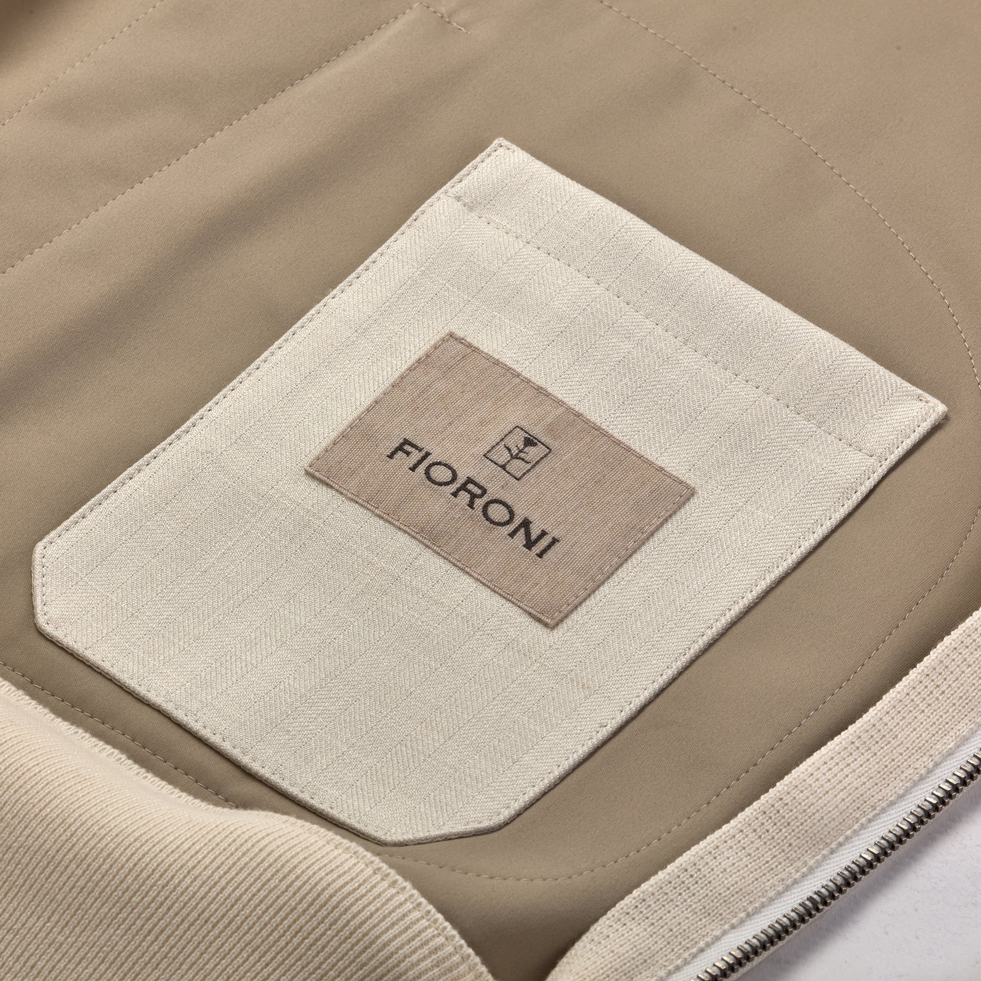 Sea Cashmere Zip Bomber - Adda River