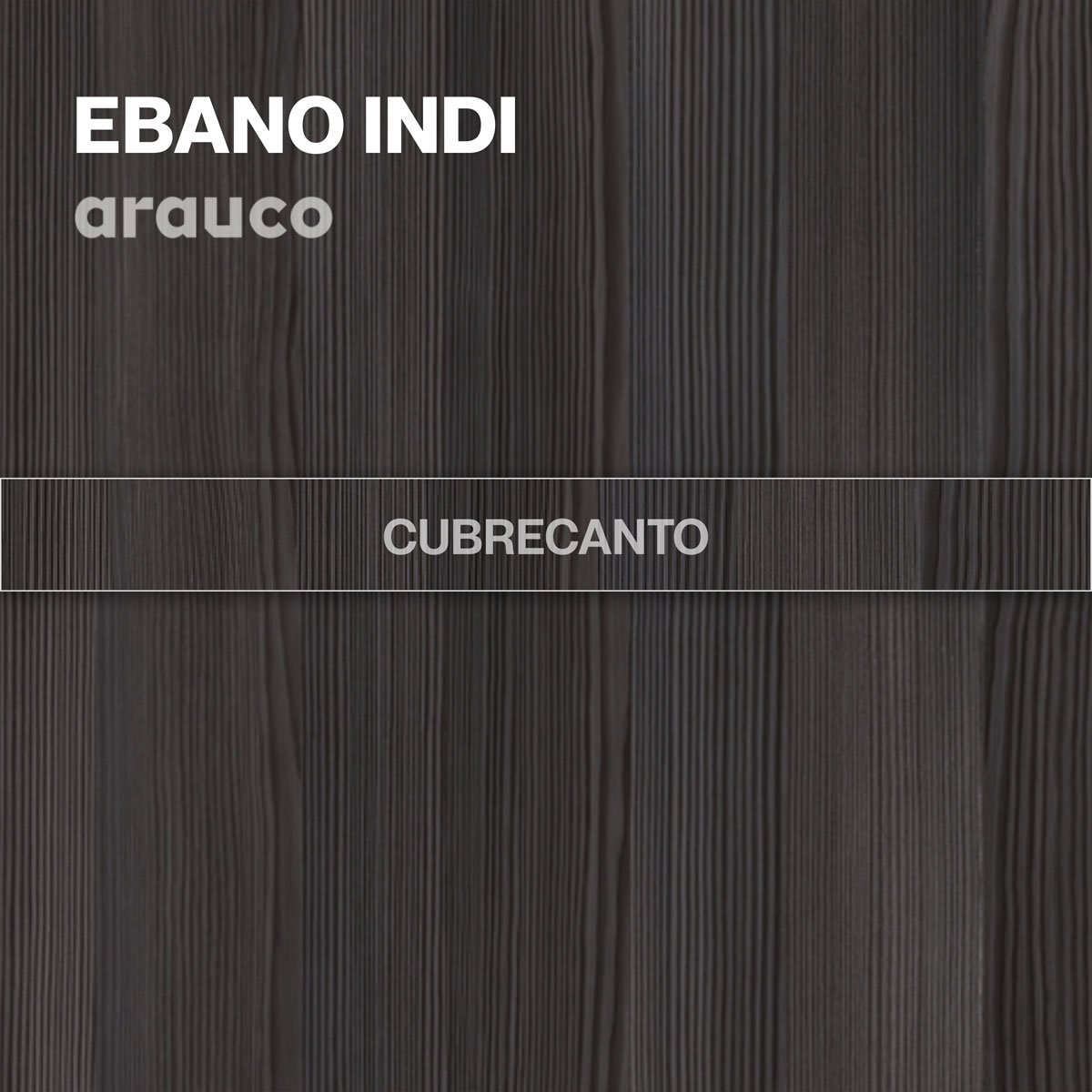 Rollo Cubrecantos Ebano Indi