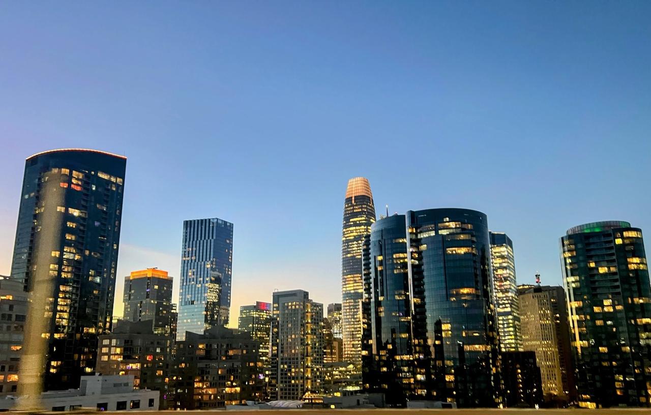 Close-up of a blue microscopic structure resembling a virus with detailed surface textures.