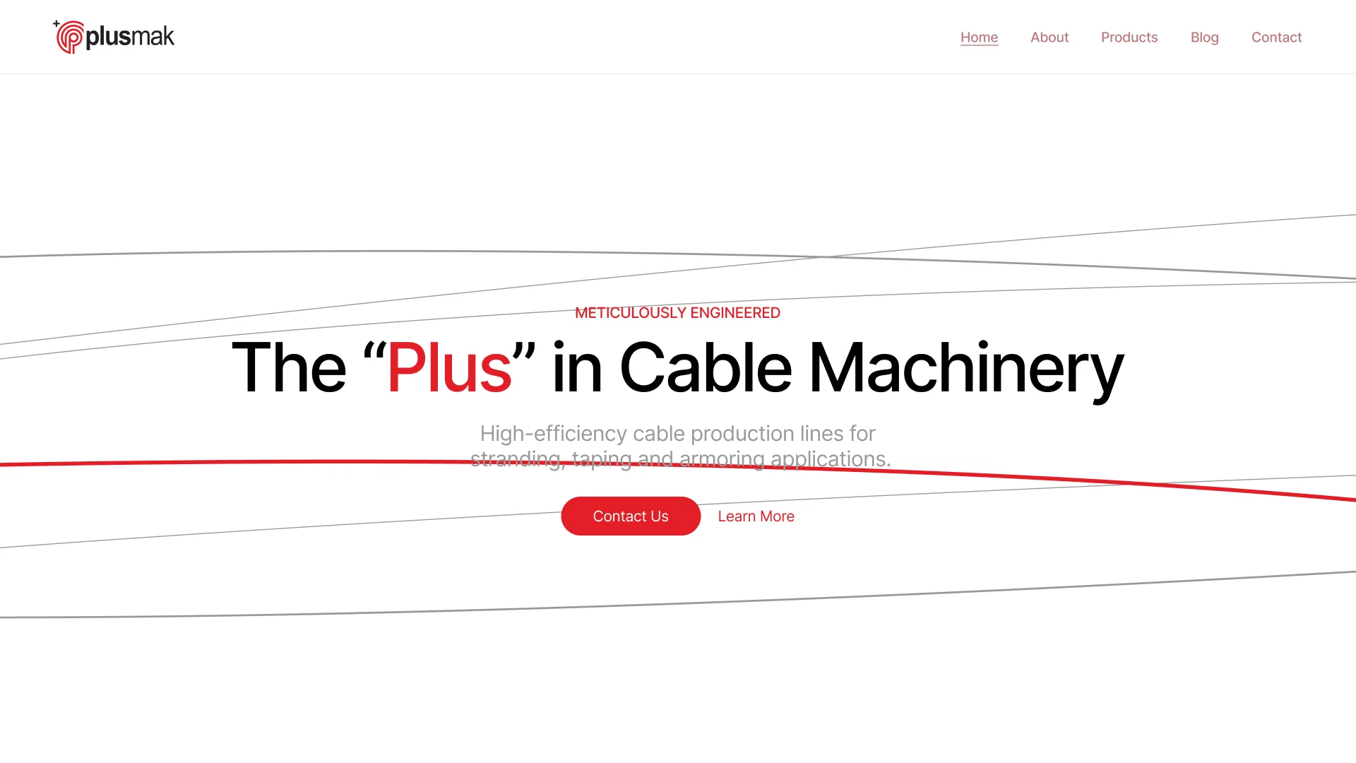 Website mockup home