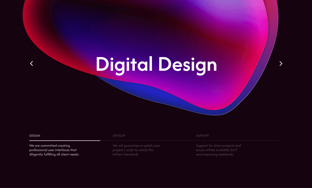 Minimal Services Framer Slider