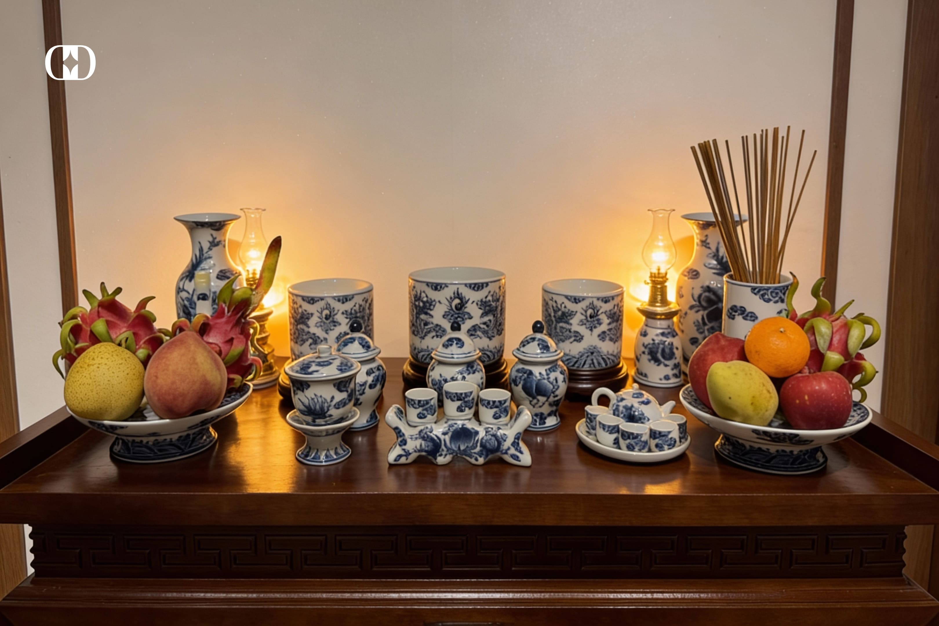 bộ đồ thờ gia tiên đầy đủ gồm những gì