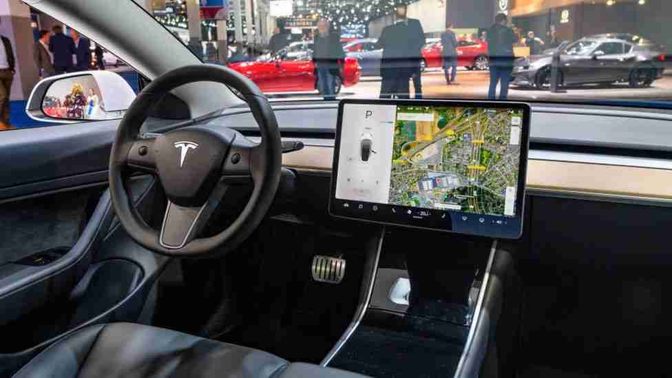 Tesla Touch Screen