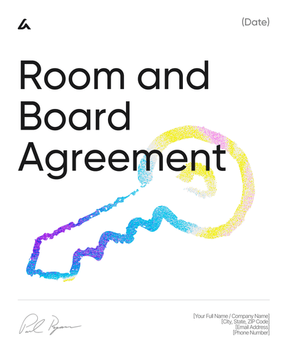 Room and Board Agreement