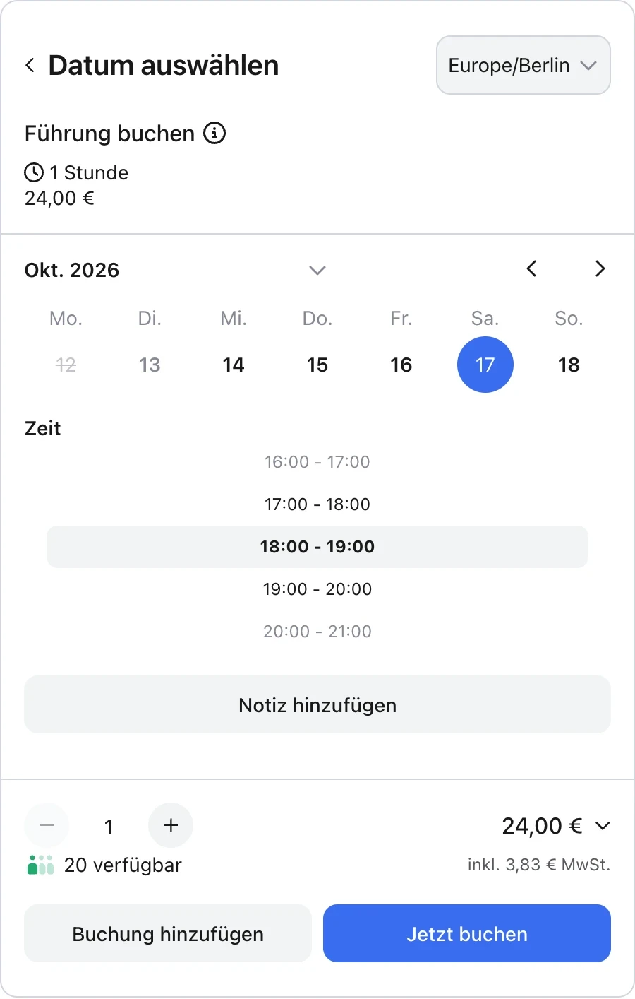 Echte anny Buchung für einen Brauereiführungsplatz am 17. Oktober von 18 bis 19 Uhr für 24 €