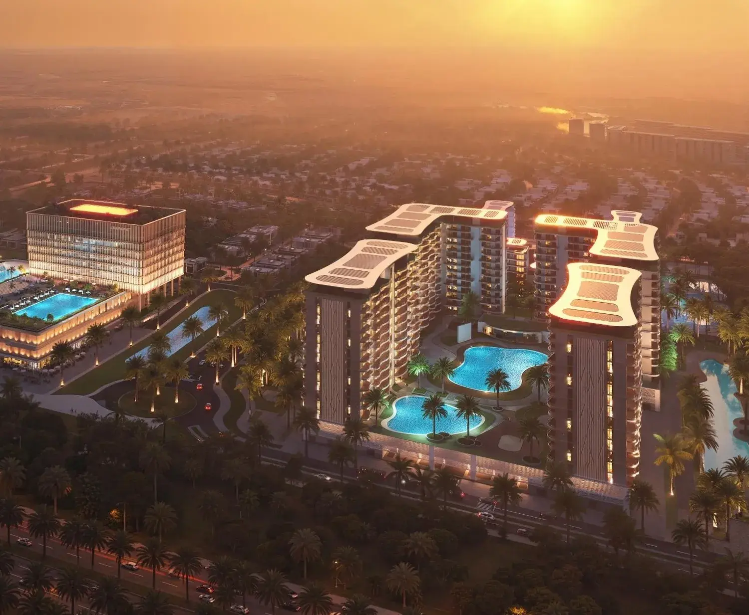 damac valencia building view