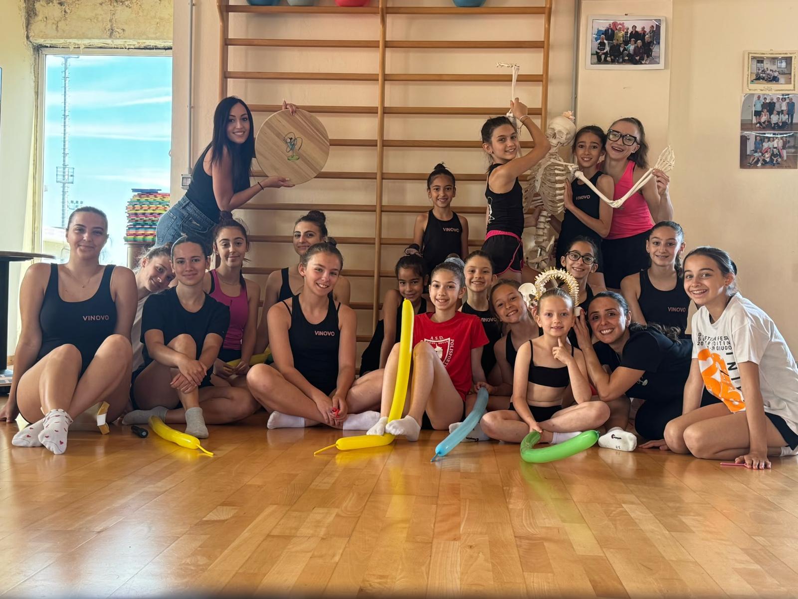 Atlete durante un workshop