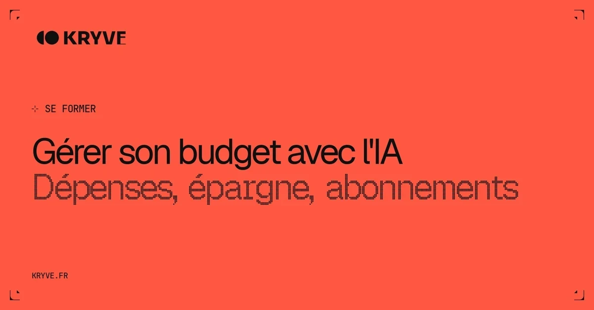 Gérer son budget avec l'IA : Dépenses, épargne, abonnements