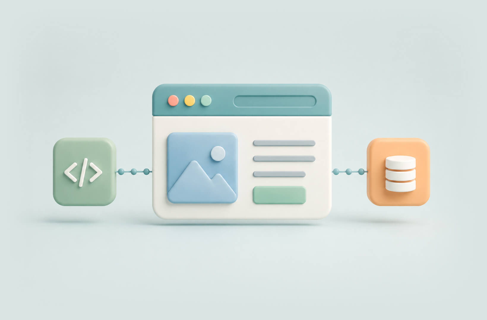 Web development concept