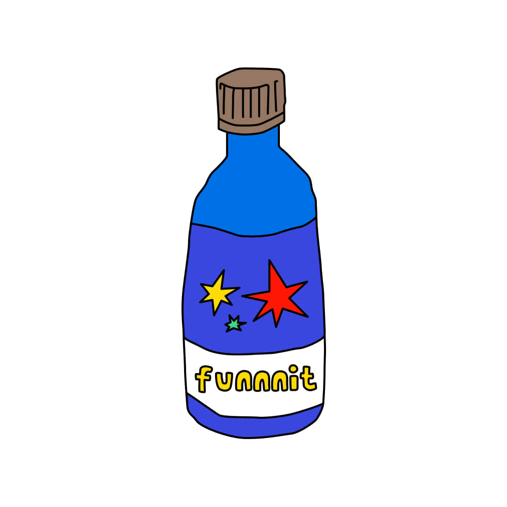 Starry Blue Bottle #0xyI2