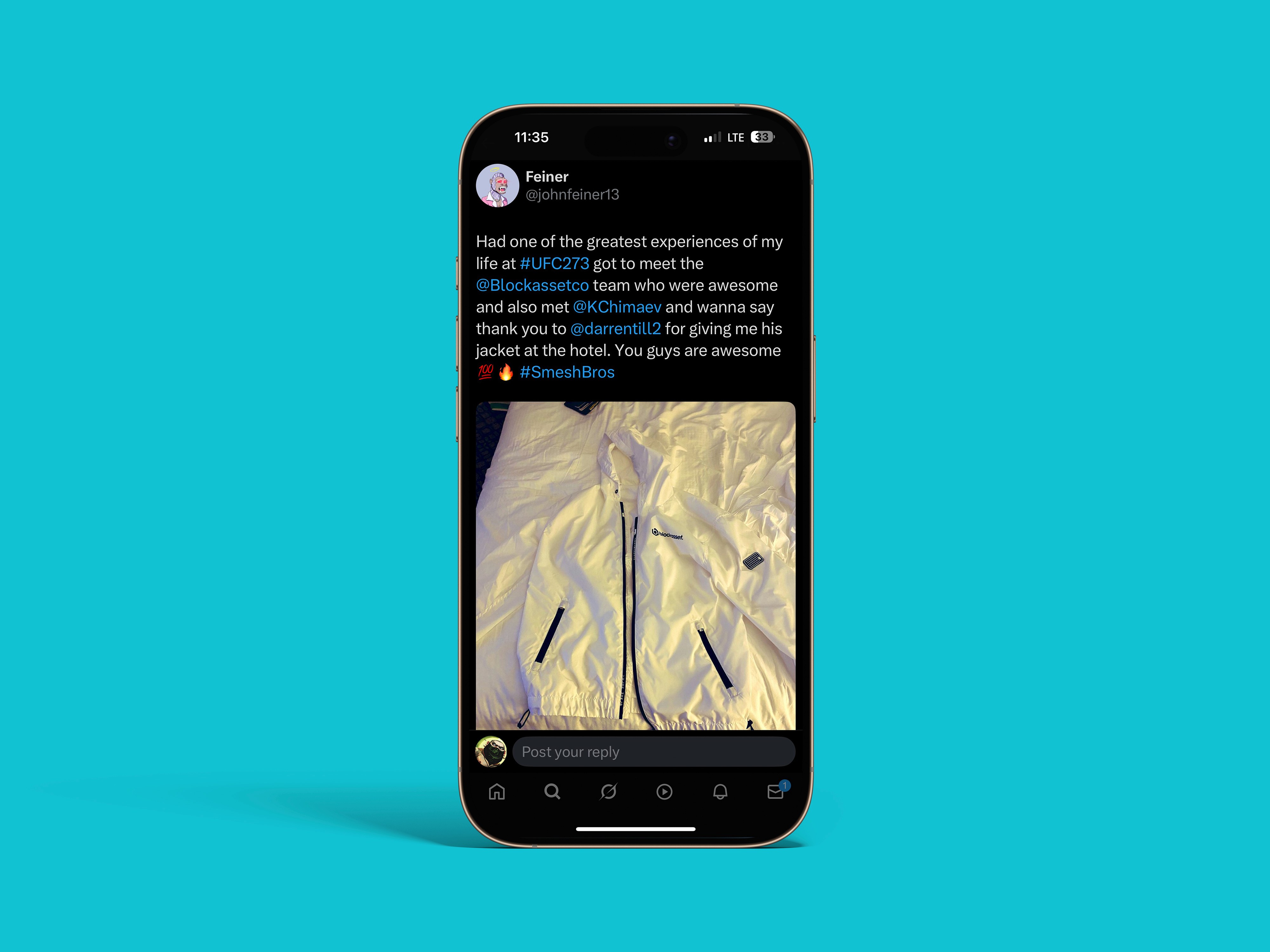 dana white on blockparty show