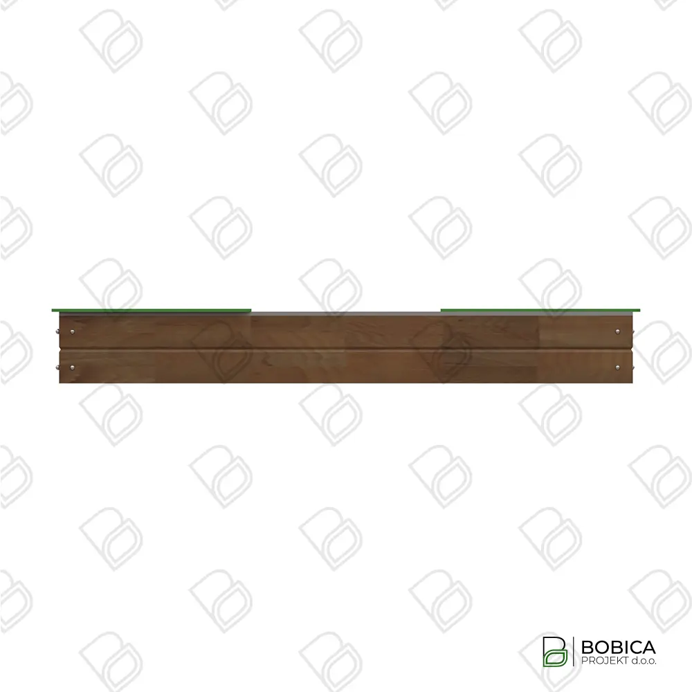 Drveni pješčanik s dvije klupice "SandBuddy"