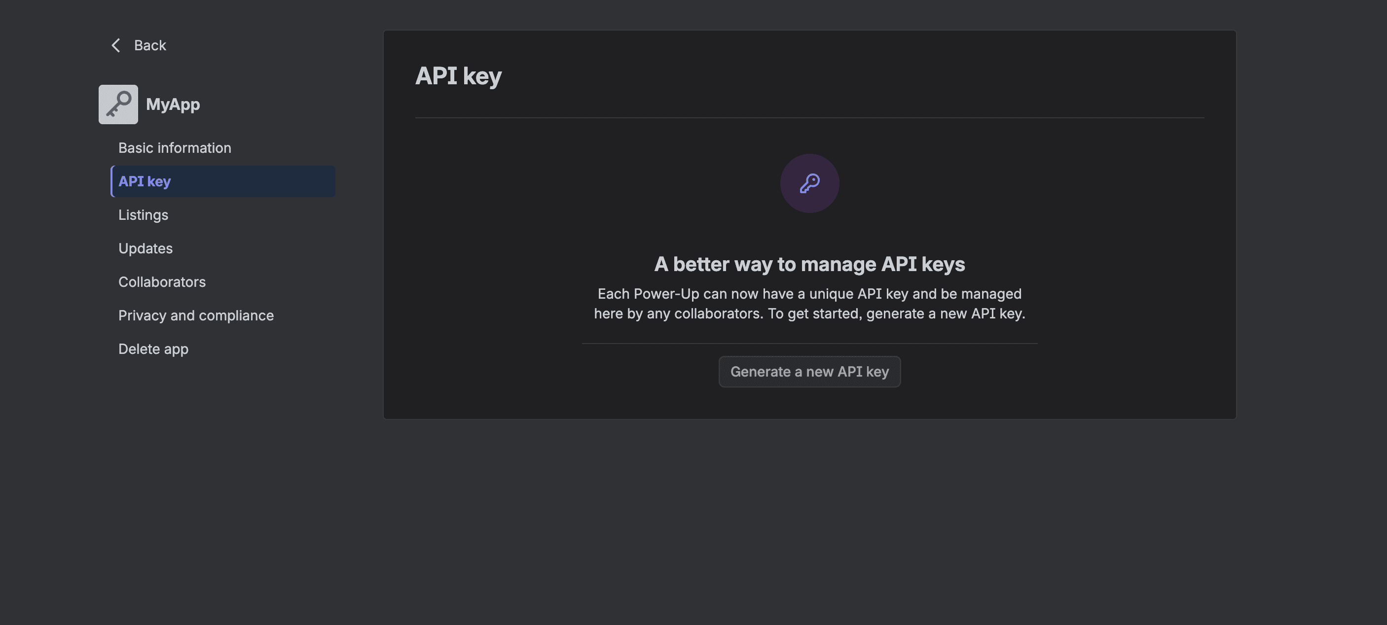 Trello APi Generate API Key