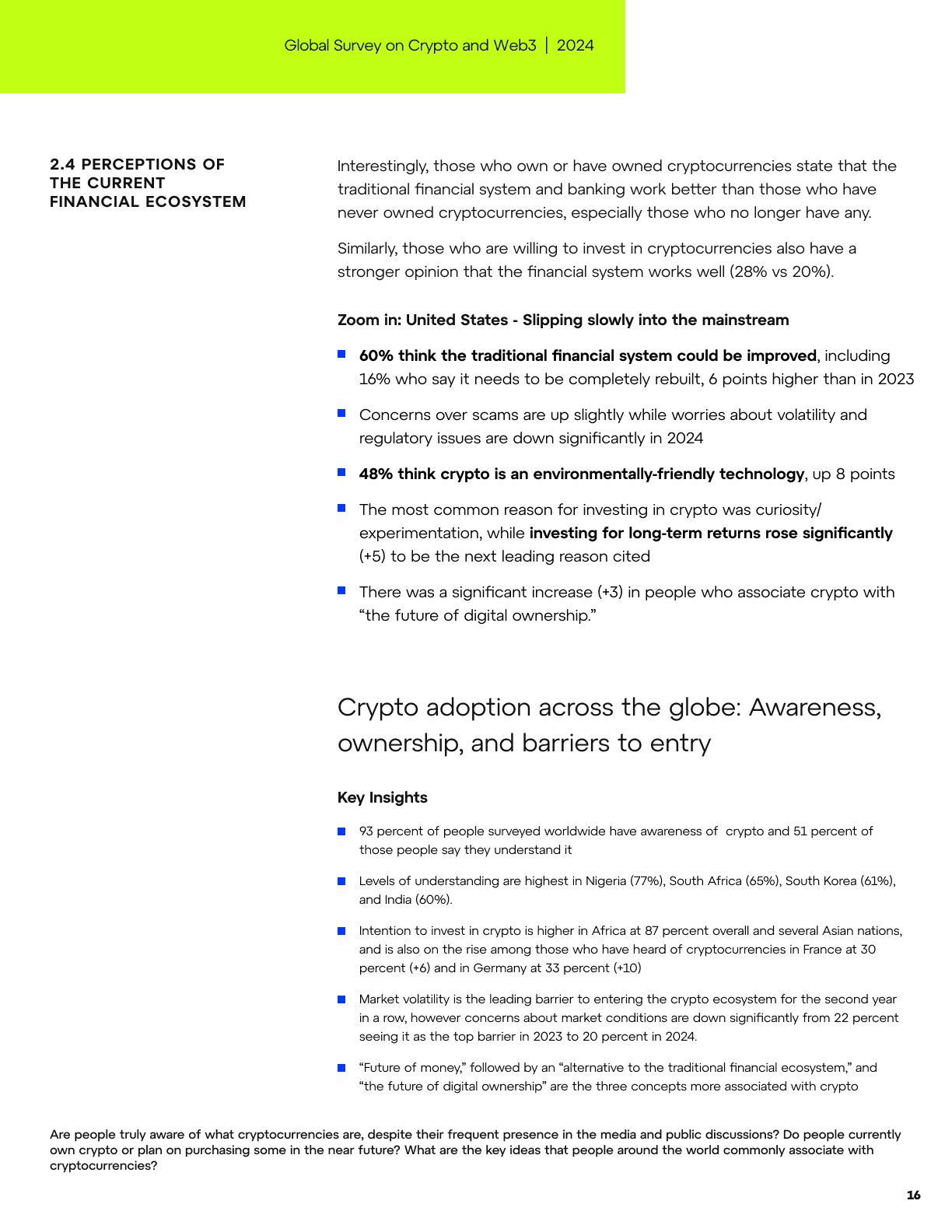 Global Survey on Crypto and Web3, page 16