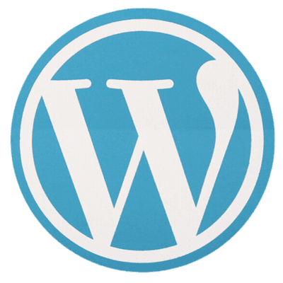 Icons representing professional design tool: WordPress